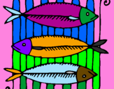 Coloring page Fish painted byjulio