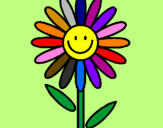 Coloring page Daisy painted byMarga