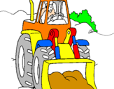 Coloring page Digger painted bygiacoo