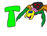 Coloring page Tarantula painted byWINCEY