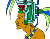 Coloring page Tribal chief painted byfsdhg