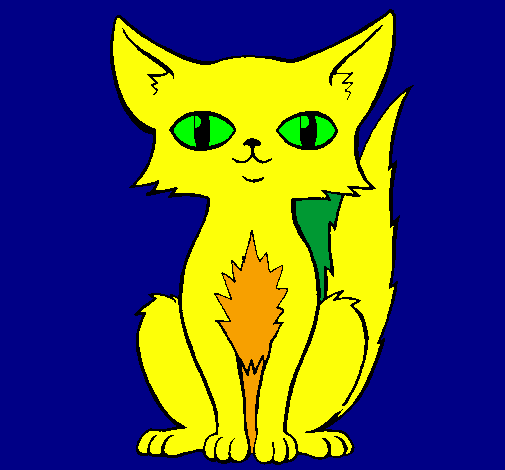 Coloring page Persian cat painted byethan