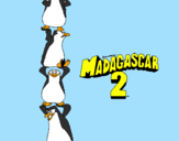 Coloring page Madagascar 2 Penguins painted bykaylie