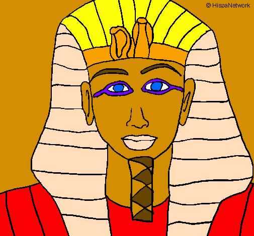 Coloring page Tutankamon painted byjessieca