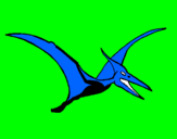 Coloring page Pterodactyl painted byEDUARDO