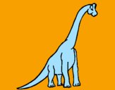Coloring page Brachiosaurus painted bymaxi