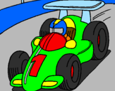 Coloring page Racing car painted bydaniel