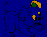 Coloring page Puppy painted byANGEL
