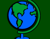 Coloring page Globe II painted byivanna@