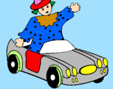 Coloring page Doll in convertible painted bymoshi count