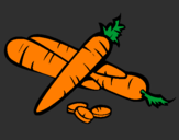 Coloring page Carrots II painted byivanna@
