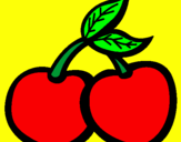 Coloring page Cherries III painted byBRIANNA V. 