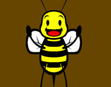 Coloring page Little bee painted bymyoom