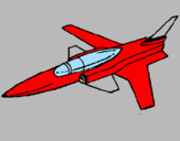 Coloring page Jet painted byBELDEN