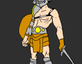 Coloring page Gladiator painted bymr.x