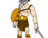 Coloring page Gladiator painted byGeorgius