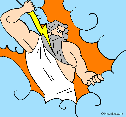 Coloring page Zeus painted byaiste112