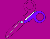 Coloring page Scissors painted byjavier