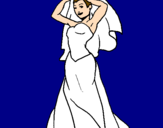 Coloring page Bride III painted bybillybobjr