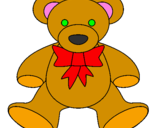 Coloring page Teddy bear painted byJESICA  13