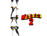 Coloring page Madagascar 2 Penguins painted byMIGUEL CABRERA