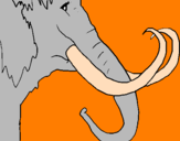 Coloring page Mammoth painted byKayla