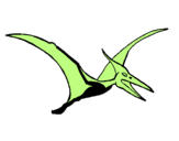 Coloring page Pterodactyl painted bymaxi