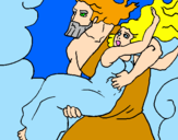 Coloring page The abduction of Persephone painted byei