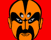 Coloring page Asian wrestler painted byMarga
