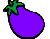 Coloring page Aubergine II painted bycilla