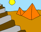 Coloring page Pyramids painted bylikuna$$$$****