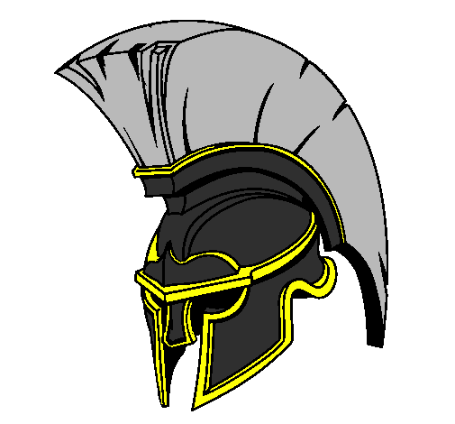 Coloring page Helmet painted bydark knight