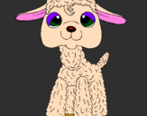 Coloring page Lamb II painted bynikki