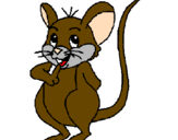 Coloring page Mouse painted bysydney
