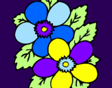 Coloring page Flowers painted byKennedy
