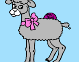 Coloring page Lamb painted byBethanie