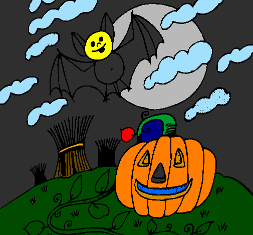 Halloween landscape
