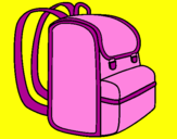 Coloring page Backpack painted byami