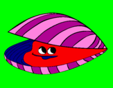 Coloring page Clam painted bykeelie
