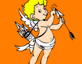 Coloring page Cupid painted byLawton