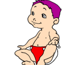 Coloring page Baby II painted bymoshi count