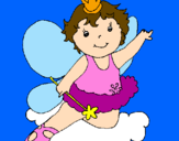 Coloring page Fairy painted byhale bop32