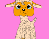 Coloring page Lamb II painted byrebecca