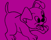 Coloring page Puppy painted bycynthia