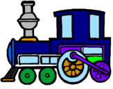 Coloring page Train painted bykai215