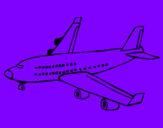 Coloring page Passenger plane painted bysgsiydgdghcghiy8chcxh  nv