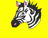 Coloring page Zebra II painted bydeng1