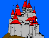 Coloring page Medieval castle painted byANDRFFFD