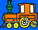 Coloring page Train painted bycameron