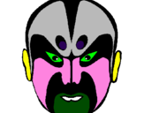 Coloring page Asian wrestler painted byivo